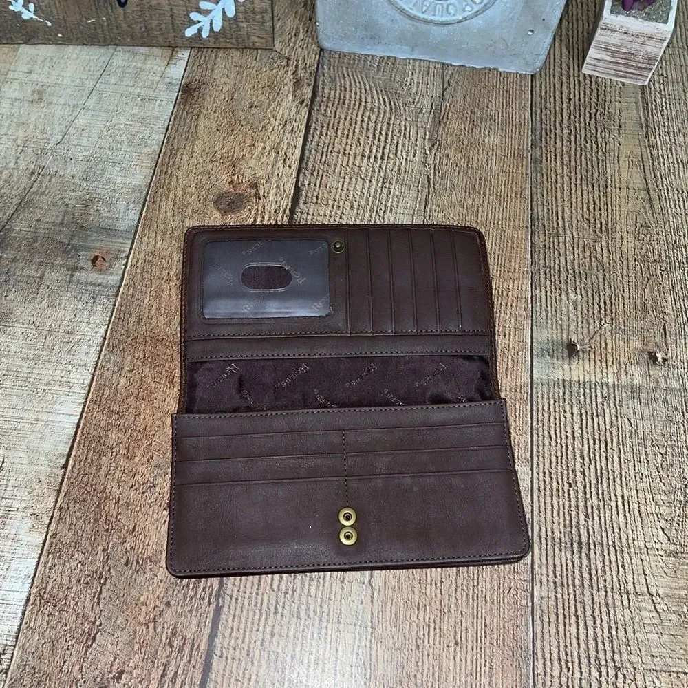Floral leather multicolor Rolf’s wallet